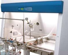 An NSFaccredited biohazard cabinet field certifier is available in-house full-time to supervise all testing work, using harmless Bacillus Subtilis bacteria that is used to challenge the cabinet, then