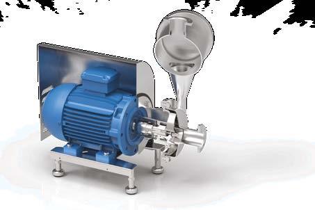 Higher pump efficiency compared with a classic liquid ring pump Low NPSH values: less risk on cavitation Electropolished: perfectly cleanable Easy construction and easy maintenance: