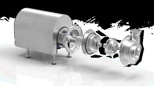 High Shear pump series SFP & SFP High shear pump with open or closed impeller and patented stator for high flow and pressure.