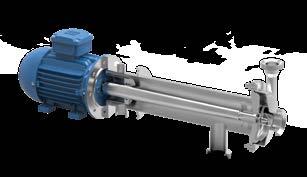The pumps are available in cantilever execution up to 0, m length.
