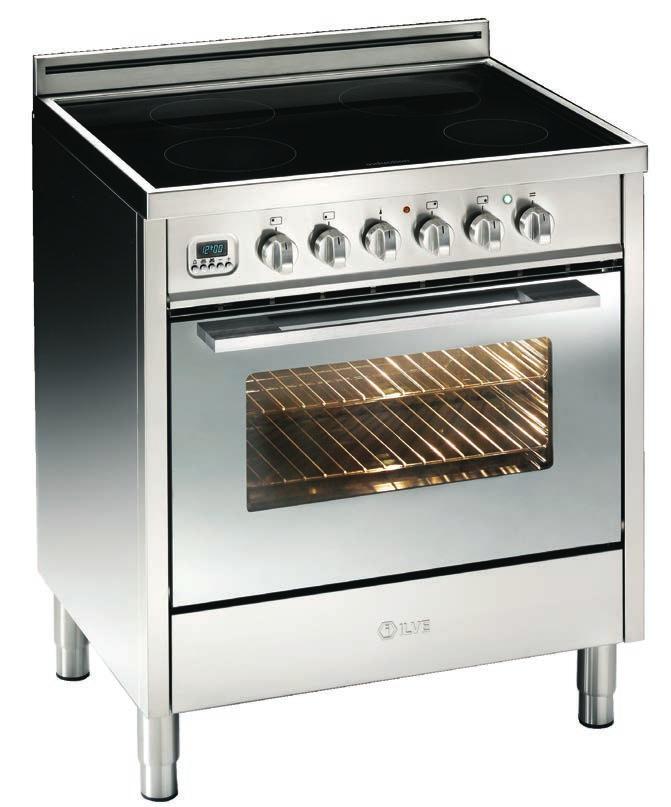 30" ILVE Induction Range Professional Series UPSI-76MP-I All About ILVE Ovens The ILVE line of ranges is comprised of 4 different capacity ovens.