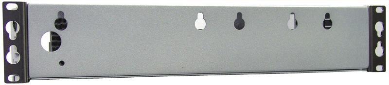 Figure 5 - Rear View with Keyholes Mounting Brackets Keyhole AC Input Single Feed Figure 6 - Shelf Front View 1.