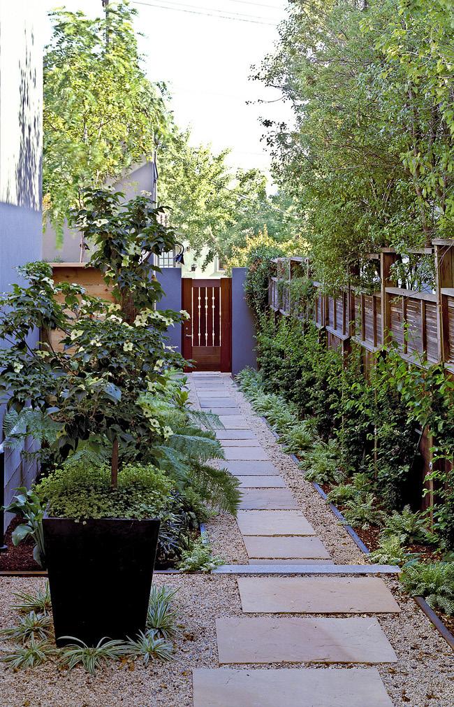 The landscape design should be integrated with the building and the intended use of the space. Ultimately, the landscape should enhance the natural environment of the neighborhood.