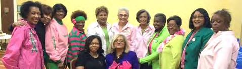 Chunn and Karen Turnage Sorors of Target IV are enthusiastic and excited about their