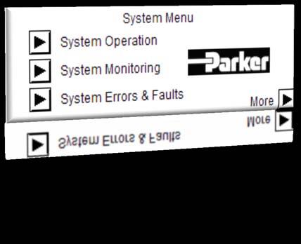 5 Accessing System Message Centers To view system message centers, press on the arrow next to the text System Errors & Faults as shown below: Pressing this button will lead you to the System Message