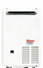 ELECTRIC WATER HEATERS GAS CONTINUOUS FLOW WATER HEATERS METRO SERIES 6 Star Energy Rating 12L, 16L, 26L or