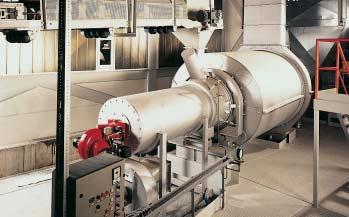 The PFEIFFER Triplex dryer The solution to your problem Drying of limestone finished product rate 1-200 t/h feed size up to 150 mm all usual feed moistures residual moisture up to 0.