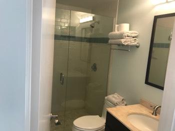 1. Location Materials: Hallway Hall Bathroom1 2. Room Ceiling and walls are in good condition overall. Accessible outlets operate. Light fixture operates. 3.