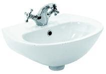 352592WH Brassware not included All dimensions in mm 352711WH 510 x 240mm 1 Tap Hole Basin