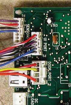 ) User Interface Port User Interface Board The user interface allows