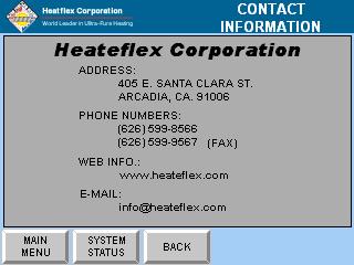 9.5. CONTACT INFORMATION SCREEN The Contact Information screen (Figure 9-6) displays the