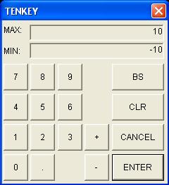 2. BASIC TOUCH SCREEN FUNCTIONS 2.1. UTILIZING THE TEN KEY The Ten Key is a keypad used to enter numeric data such as temperature set points and parameters through out the PF1000 screens.
