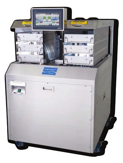 Triton Series Triton 72 Automatic Ultrasonic Cleaning System For large processing demands, our Triton Series ultrasonic