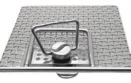 Easy slide-and-seal tray tops allow for quick loading and unloading while keeping instruments secure during cleaning. Tray sizes accommodate all types of hospital instruments.