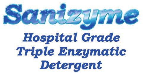 The fast-acting power of Sanizyme will remove blood, protein, and myriad bioburden, making it the