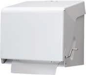 Integra Lever Roll Towel ispenser ompact, economical universal dispenser holds all types of roll towels with any size core, including coreless and solid.