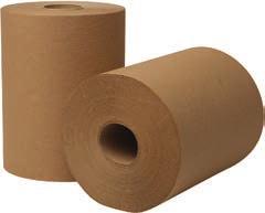 Packaging contains 29% post-consumer and 34% total recovered material. P compliant. No. Paper eet/roll Rolls/.