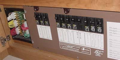 Close the cover on the power box, if so equipped, to avoid an unintentional disconnection and to keep the contents clean and dry. Then switch the main breaker to the on position.