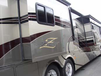 SLIDE-OUT FEATURES be extended. Before the slide-out-room mechanism is to be used, make sure that the motor home is parked, the leveling process has been properly completed.