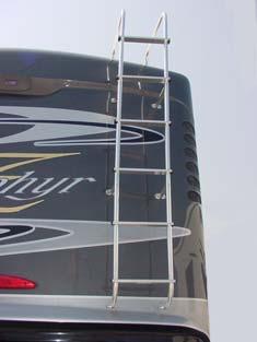 EXTERIOR FEATURES home owners and their guests. Roof & Ladder The Zephyr is manufactured with a fiberglass roof.