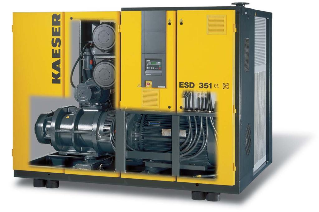 What qualities do users look for in a compressor? ESD quantum leap in efficiency There are three steps to efficiency: Normally, the answer would be efficiency and reliability.