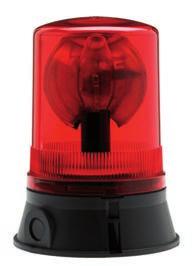 Notification devices Visual Rotating beacon R401-61 red Part no.: 917450 Optical notification device for signaling fire hazards. 360 rotating beacon with parabola reflector.