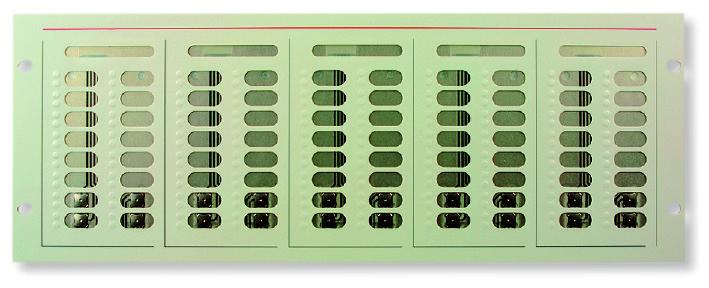 Fire alarm and extinguishing control panels FMZ 5000 enclosure/front plates Front plate FMZ 5000 BBF Part no.: 901733 Front plate for housing up to five zone operating panels.