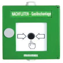 903639 Markings or labels which do not comply with the standard will void the VdS and EN 12094-3 approvals. This MCP uses German labeling. For other languages please use the part no.
