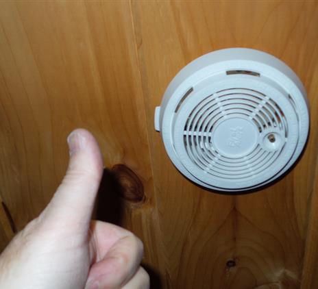 6 Item 1(Picture) Smoke detector at top of stairs to basement 6.6 Item 2(Picture) Smoke detector 2nd floor hallway 6.