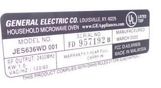 The average life expectancy of a microwave oven is 9 years. If a built in microwave oven is installed it should have a dedicated electrical circuit. Item 1(Picture) 11.