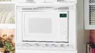 MICROWAVE OVENS This trim kit allows for built-in installation of the 1.6 countertop microwave oven in a wall or cabinet alone, or over a 30" single electric wall oven as shown.