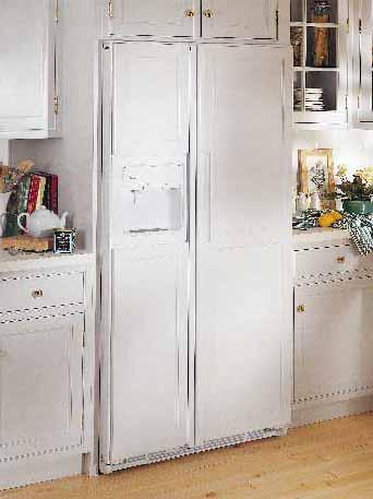 Because they align with counters, CustomStyle refrigerators instantly look built-in. And there s nothing to attach or custom build. Available in white, black, almond, stainless steel and bisque.