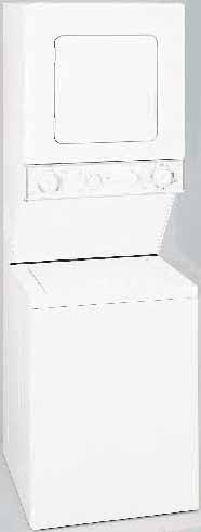 WSKS2060W (not shown) DSR24RW Stack Rack (Available at additional Cost) For use with Portable or Stationary Washers and Stationary Dryer 120V Portable/Stationary Washer DSKP233EW White with black