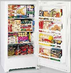 UPRIGHT FREEZERS These models include Cabinet shelves Adjustable temperature control Limited food loss warranty Note:
