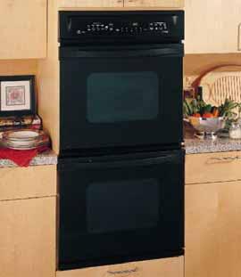self-cleaning oven with Delay Clean option Two oven racks JKP56AA Almond on almond (not shown) JKP56WA White on white (not shown) True convection ovens provide even cooking and
