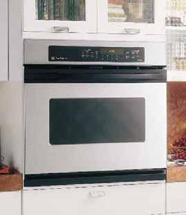 BUILT-IN SINGLE OVENS: 30" ELECTRIC These models include Flush appearance installation Fits most 30" cabinets TrueTemp System CleanDesign oven interior SmartSet Electronic Controls Control lock