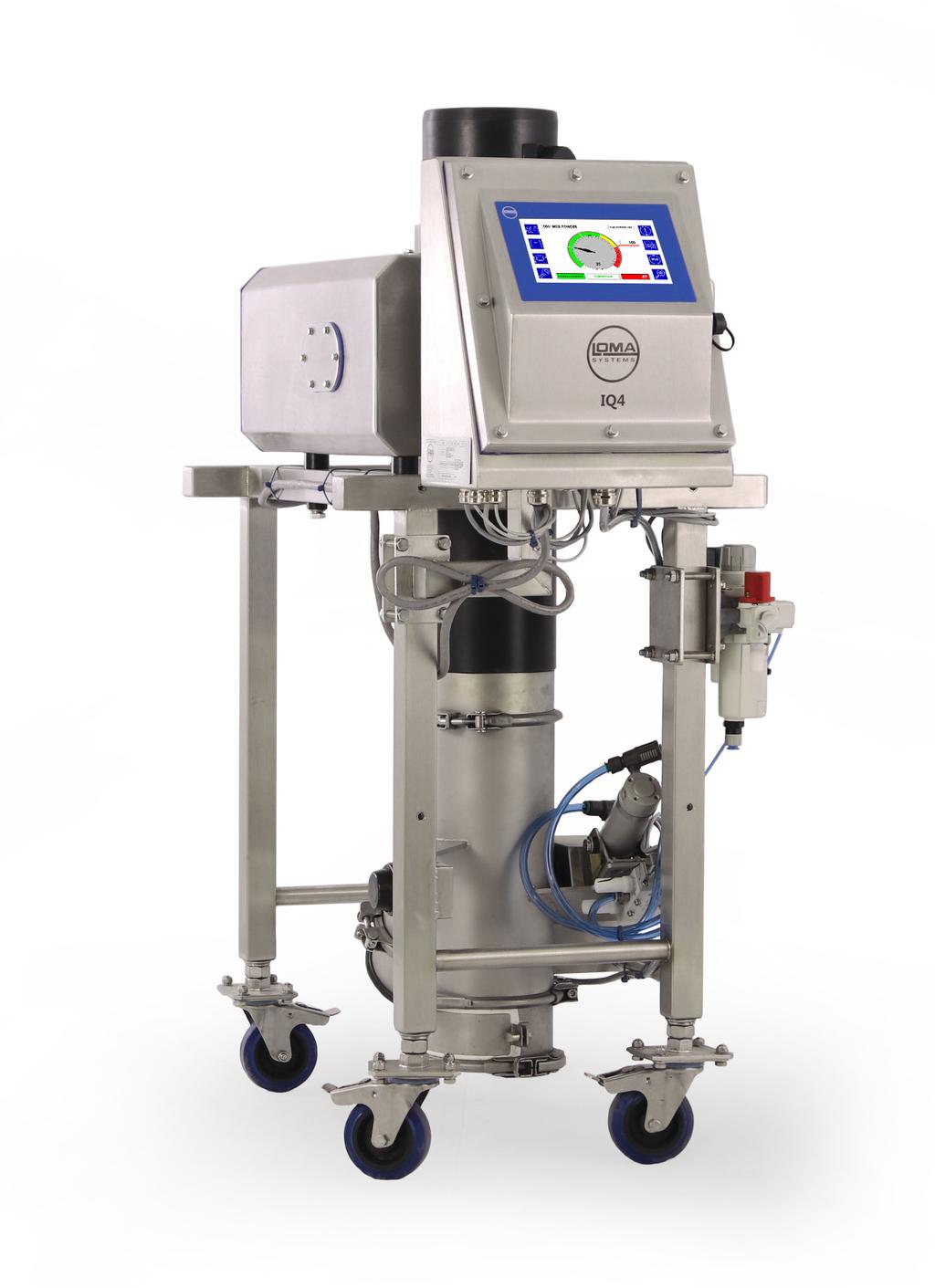 Technology Sealed to IP66 for wash down applications Quick release sealed valve or cowbell reject mechanisms available 7 Color Touchscreen The new color touchscreen provides access to all critical