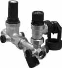 3 gaskets G¾ Connection kit drinking water without pressure reducer CGW-2 86 10 476 158,- for surface mounting ½ Safety valve assembly without pressure reducer, pipework from safety