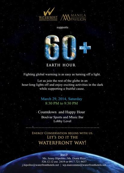 Earth Hour team and supporting