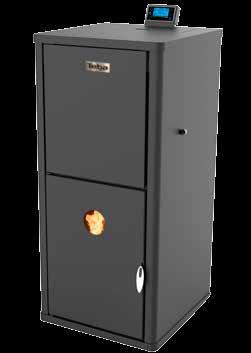 TP-30 PELLET STOVE WITH oven HOT upon request Pellet Consumption(eco-friendly fuel) preffered by all European countries Low carbon monoxide levels (less than 200ppm) Electronic control system