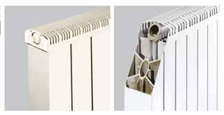T-3 ALUMINIUM PANEL RADIATORS Aesthatic and decorative view. 3 times higher thermal conductivity than iron and steel. Made of special alloy aluminium conforming norm TS EN 442. Smooth wet surfaces.