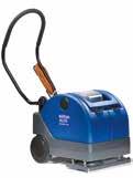 SCRUBTEC 233 - Small Scrubber Dryers Clear lid on recovery tank makes it easy to see the cleaning result Compact design with large wheels for easy transport and storage Two tank solution & recovery