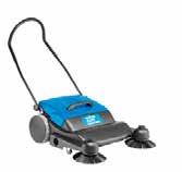 FLOORTEC 480 M - Manual Sweepers Folding handle for easy storage and transport Light and strong hopper with carrying handle makes it easy to empty Large hopper minimises the