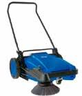 BK 900 - Manual Sweepers Adjustable side broom to compensate for wear Sturdy construction ensures long life Light and strong hopper with carrying handle for easy