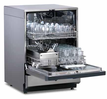 SteamScrubber Laboratory Glassware Washers FEATURES & BENEFITS For washing and drying primarily beakers and other wide-mouth or specialized glassware. Steam generator.