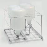 L 0 - L 80 - washing carts With injection nozzles for large size glassware With injection nozzles + nozzles for vials Injection washing for pipettes Immersion washing for pipettes lower level,