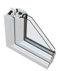Double glazing Double glazing creates an insulating gap between two panes of glass. Some types of double glazing can halve the heat lost or gained through windows.