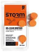 EN Gel-clear Tablets Gel-clear keeps condensate drains clear. Perfect for use with supermarket pumps.