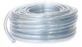 EN Vinyl Tubing Flexible, durable and non toxic we have the most extensive range on the market. x30m CLEAR ROLLS OPTIONS Size Pack Qty CLEAR ROLL SPECIFICATIONS Working temp.