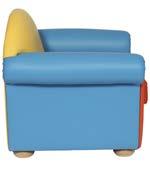 Beebop Bebop children s seating is available in a large vibrant colour palette, with removable seat for cleaning and hygiene.